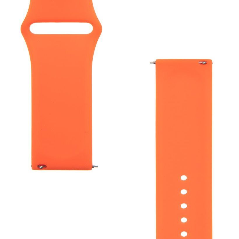 Rihm Tactical 22mm Silicone Watch Strap and Watch Band Orange