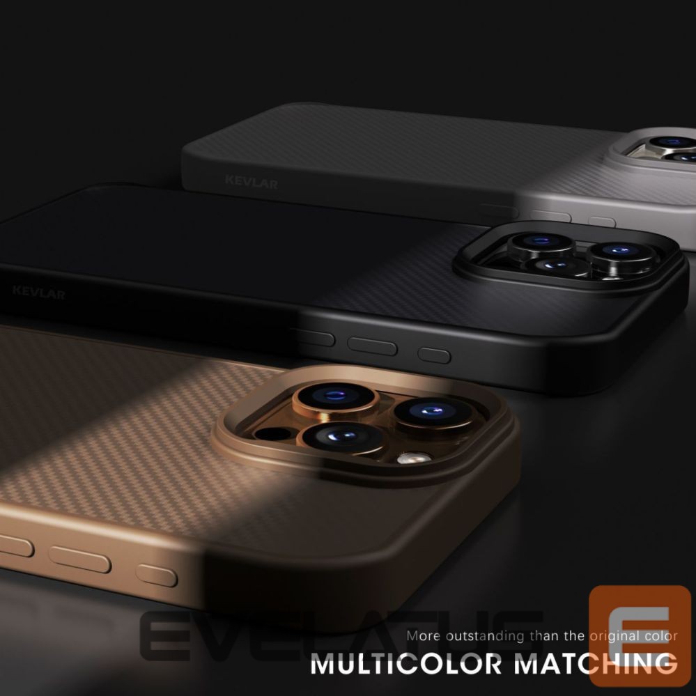 Tagakaaned Wozinsky Wozinsky Carbon Fiber Case with MagSafe for Samsung Galaxy S25 - Brown