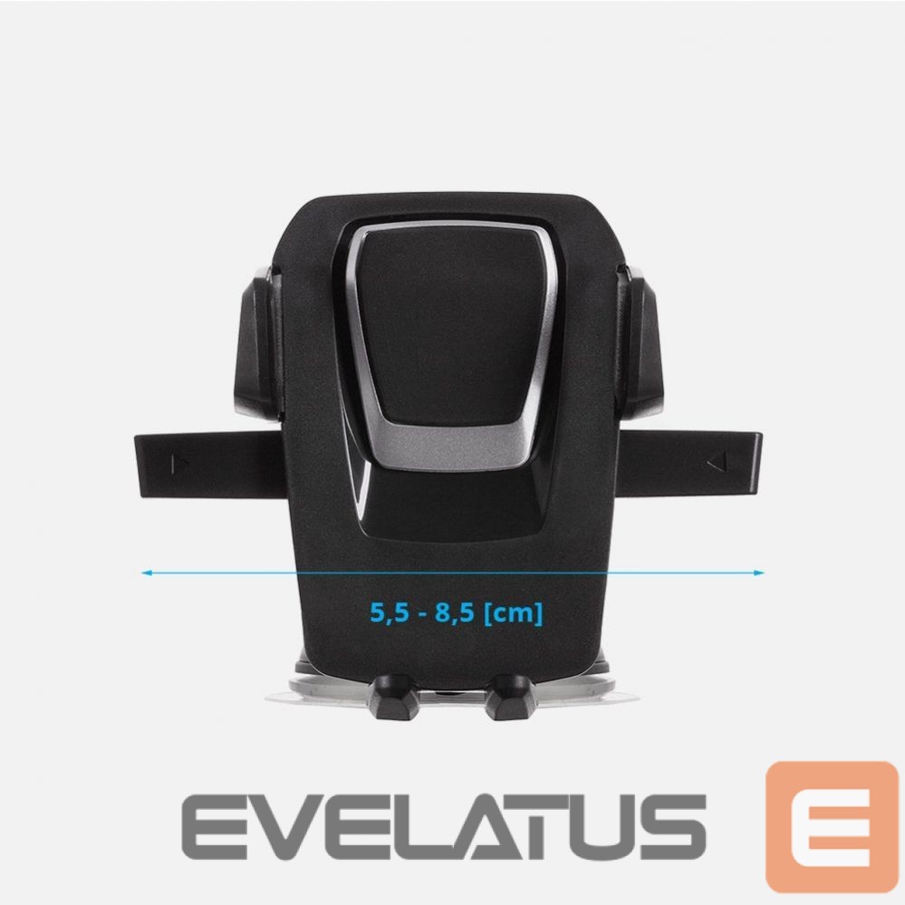 Elektrisõidukite lisavarustus Hurtel Telescopic Car Mount Phone Holder Dashboard or Windshield for black