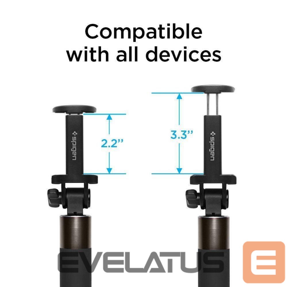 Kaameratarvik Spigen Selfie stick Spigen S530W - black