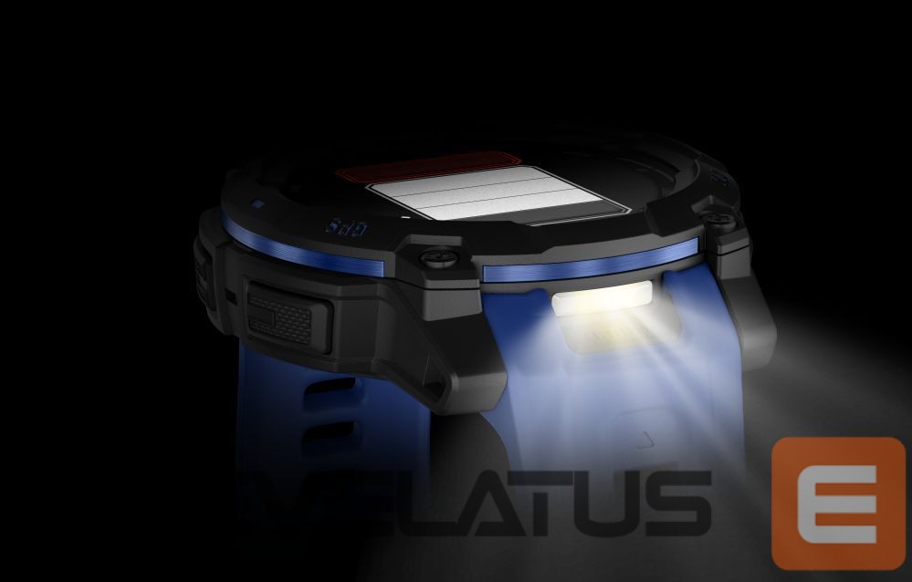 Nutikell Garmin Instinct 3 – 45 mm, Supernova Edition, AMOLED, Bolt blue / Black sports watch