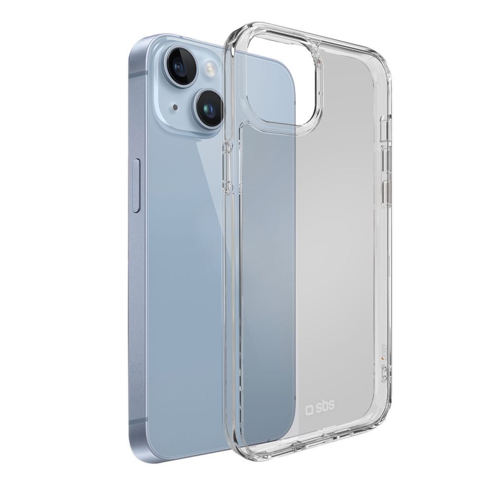 Back panel cover SBS SBS D3O Case for iPhone 14 / 13 - Transparent