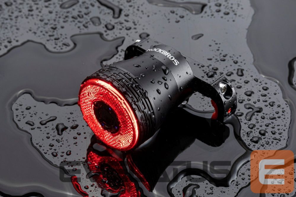 Jalgratta tarvik Rockbros Rockbros Q5 Rear Bike Light with Intelligent Stop System - Black