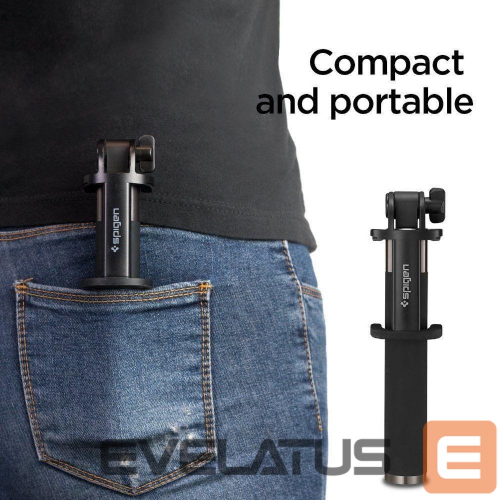 Kaameratarvik Spigen Selfie stick Spigen S530W - black