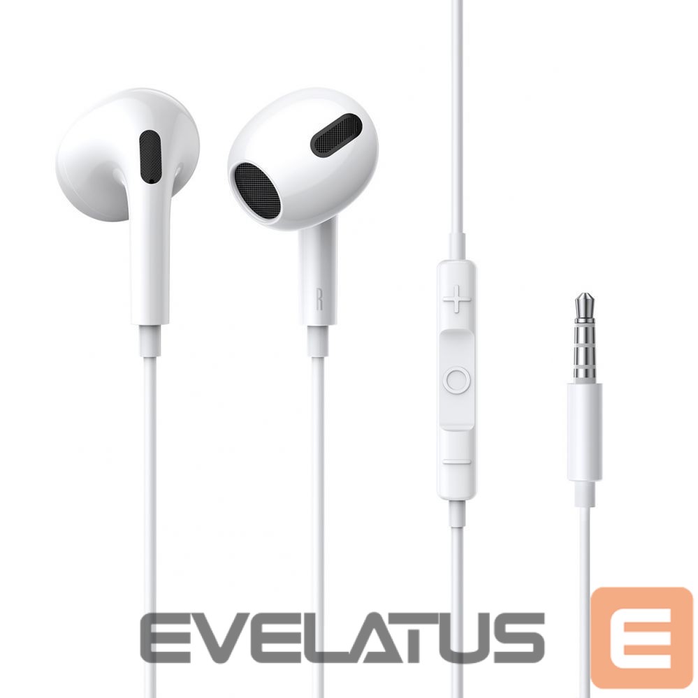 Wired headphones Baseus Baseus Encok H17 Earphones (white)
