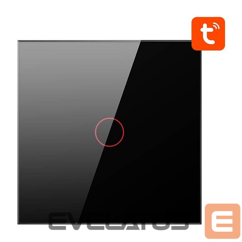 Smart device Avatto Smart Light Switch ZigBee Avatto ZTS02-EU-B1 1 Way TUYA (black)
