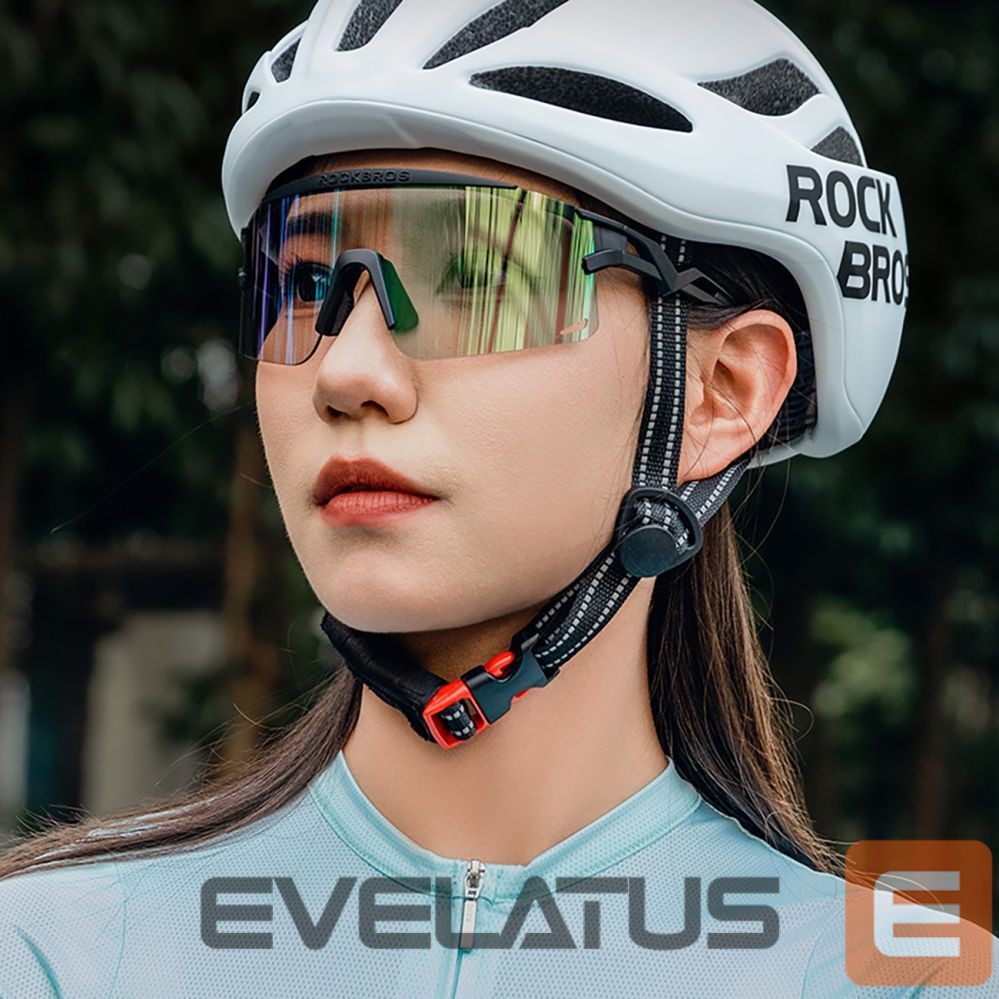 Citas preces Rockbros Rockbros Cycling Glasses Photochromic, with UV Protection and Corrective Insert - Transparent Black