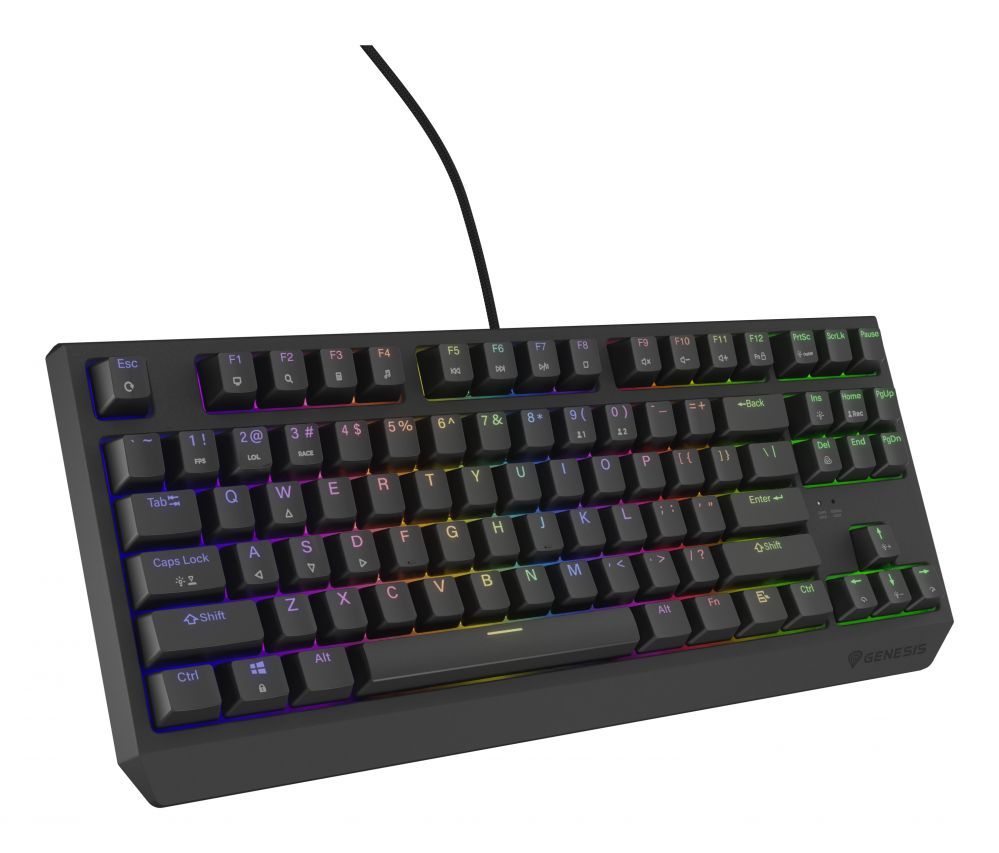 Computer keyboard Genesis THOR 230 | Mechanical Gaming Keyboard | Wired | US | Black | USB Type-A | Outemu Brown