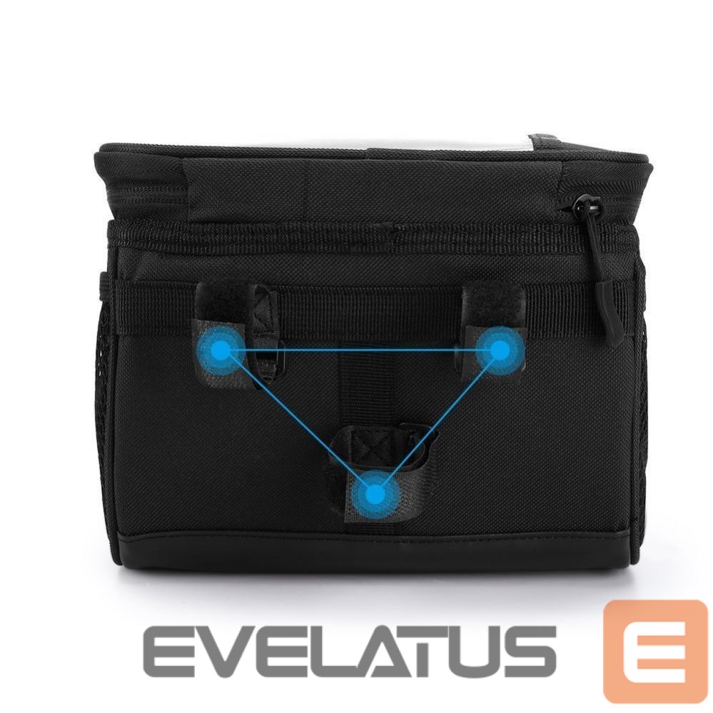 Bicycle accessory Wozinsky Wozinsky Bike Handlebar Bag with Phone Case 2L Black (WBB12BK)