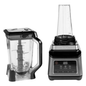 Mikserid ja blenderid Ninja  Mixer Blender 2in1 with Auto IQ | BN750EU | Tabletop | 1200 W | Jar material Plastic | Jar capacity 2.1+0.7 L | Ice crushing | Black/Silver 
