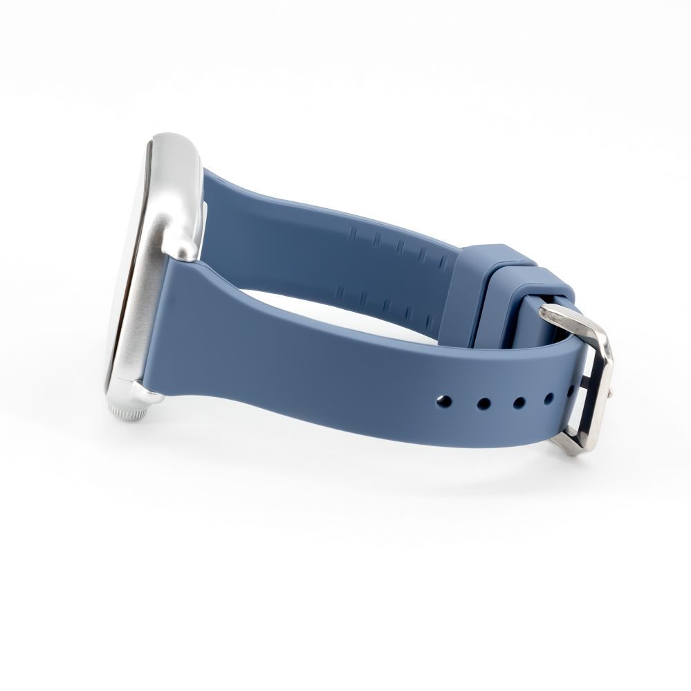 Rihm Connect 20mm T-buckle Silicone Loop Watch Strap (130mm M/L) Blue