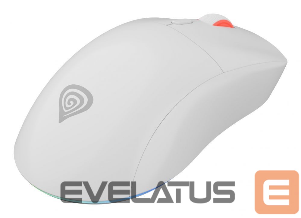 Computer mouse Genesis Zircon XIII Custom | Wireless | Gaming Mouse | 2.4 GHz, USB | White