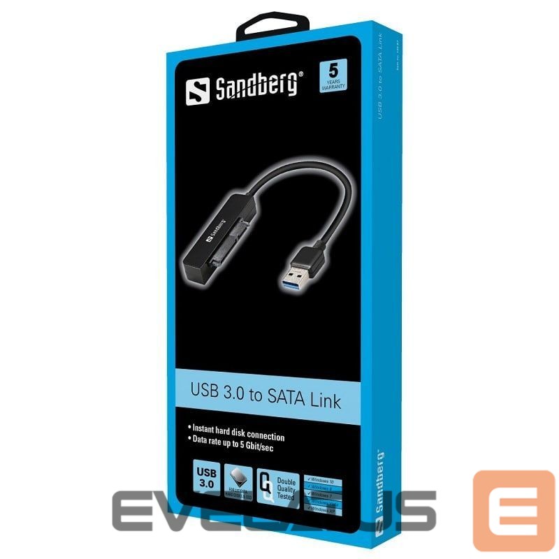 Adapteris Sandberg 133-87 USB 3.0 to SATA Link