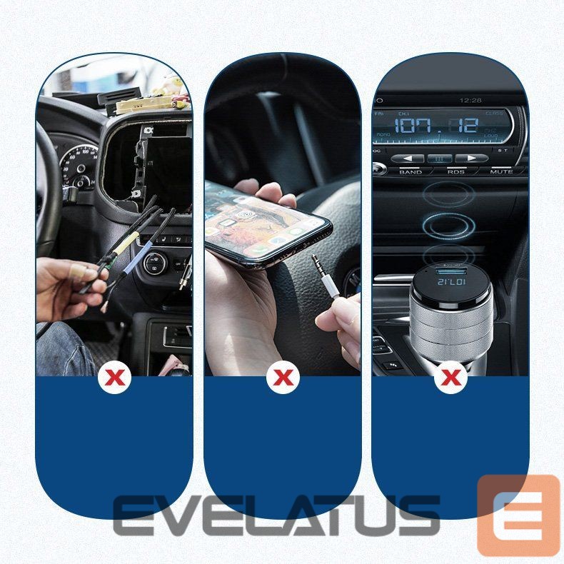 Kõrvaklapid Ugreen Ugreen Bluetooth 5.0 audio receiver AUX aptX, aptX LL mini headphone jack black (70304)