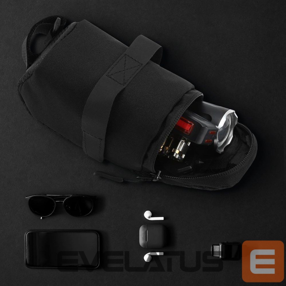 Jalgratta tarvik Wozinsky Wozinsky small bicycle saddle bag 0.6 l black (WBB8BK black)