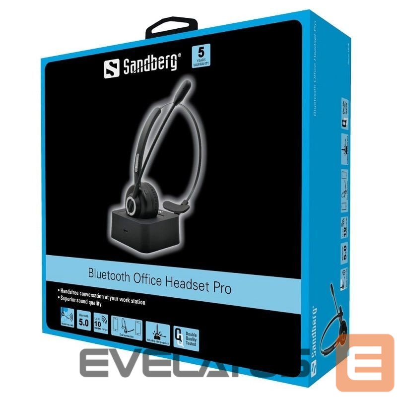 Bezvadu austiņas Sandberg 126-06 Bluetooth Office Headset Pro