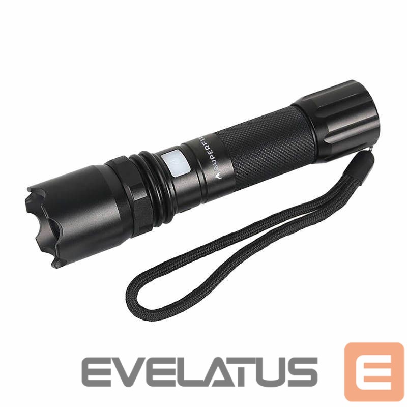 LED taskulamp Supcase Flashlight Superfire A10, 550lm, USB