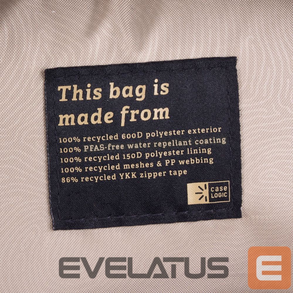 Sülearvuti kott Case Logic INVIBP114 Invigo Eco Backpack 14", Black | Invigo Eco Backpack | INVIBP114 | Backpack | Black