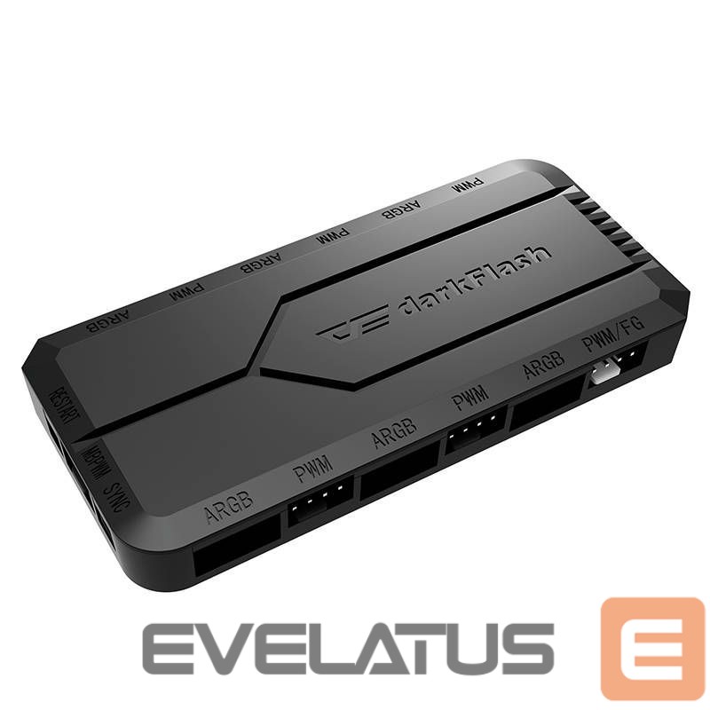 Other Computer Accessory Darkflash Fan control box for computer Darkflash RC2 RGB PWM + remote controller (black)