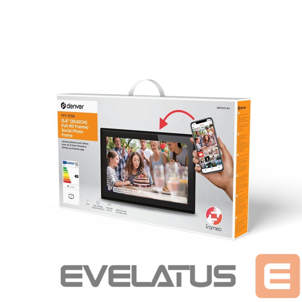 Nutikas seade Denver 16 GB \ FullHD (1920 x 1080 px) \ Black \ 15,6 cala