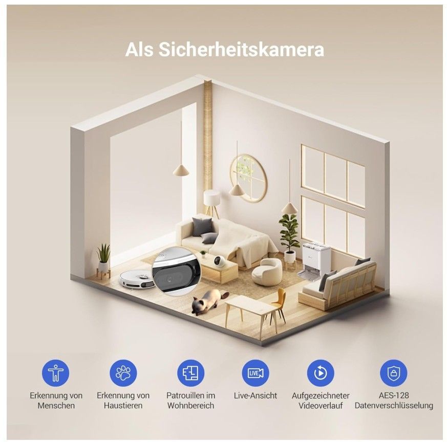 Vacuum cleaner EZVIZ CS-RS20-PRO-PGA2 White