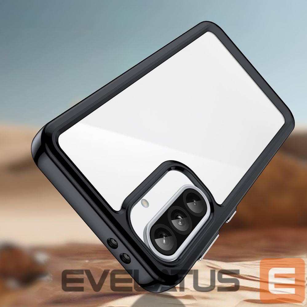 Nugarėlės dėklai Hurtel Outer Space Case for Samsung Galaxy A26 Cover with Flexible Frame - Black