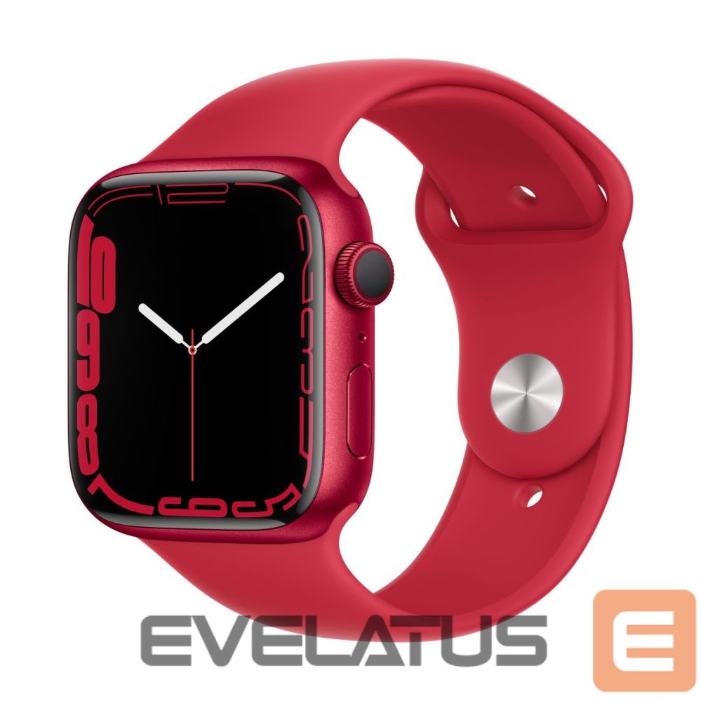 Nutikell Apple Watch Series 7 GPS, 45mm (PRODUCT)RED Aluminium Case with Sport Band - Regular (PRODUCT) Red