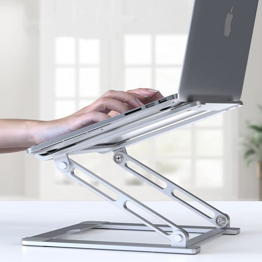 Other Computer Accessory Tech-Protect Tech-Protect ULS400 universal foldable stand for laptops up to 17" - silver