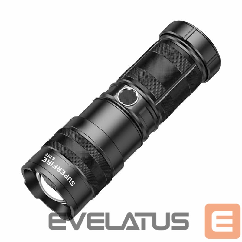 LED taskulamp Supcase Flashlight Superfire GT60, 2600lm, USB-C