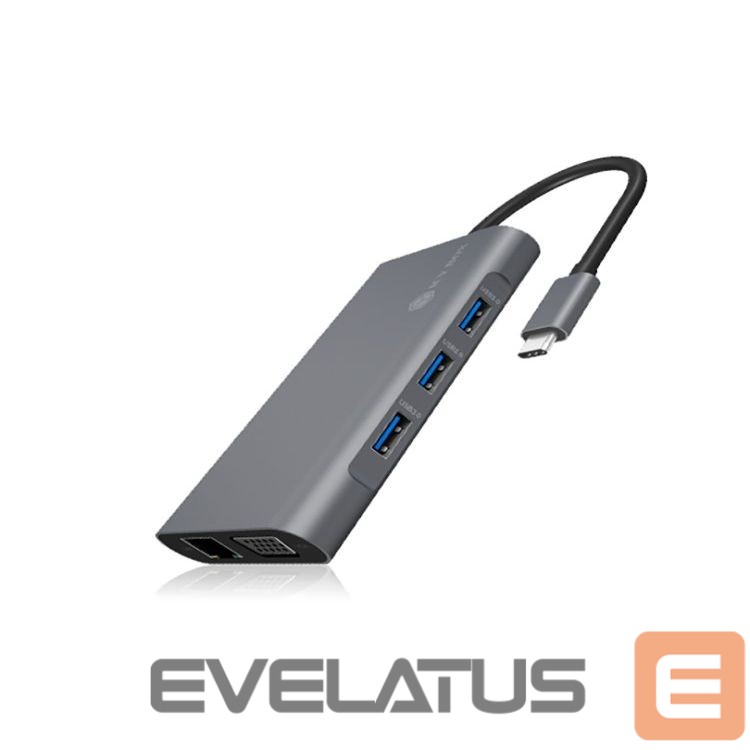 Wireless headphones Raidsonic Icy Box IB-DK4040-CPD USB Type-C DockingStation with two video interfaces