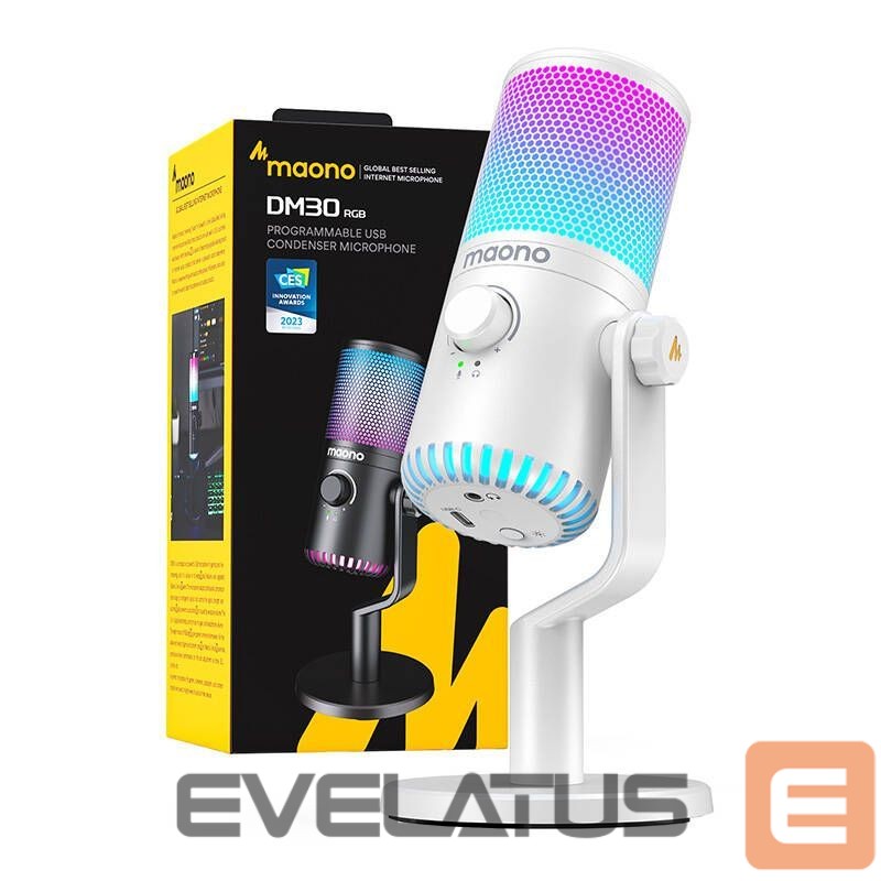 Microphone Maono Gaming Microphone Maono DM30RGB (white)