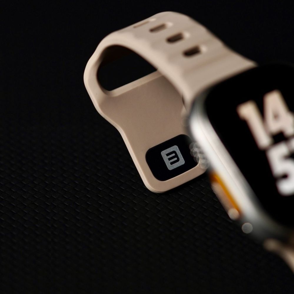 Strap Evelatus Evelatus Watch 42/44/45 Sport Silicone Loop Dark Cherry