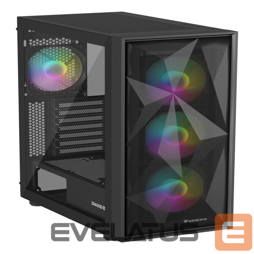 Computer components Natec NATEC Genesis PC Case Diaxid 605 black