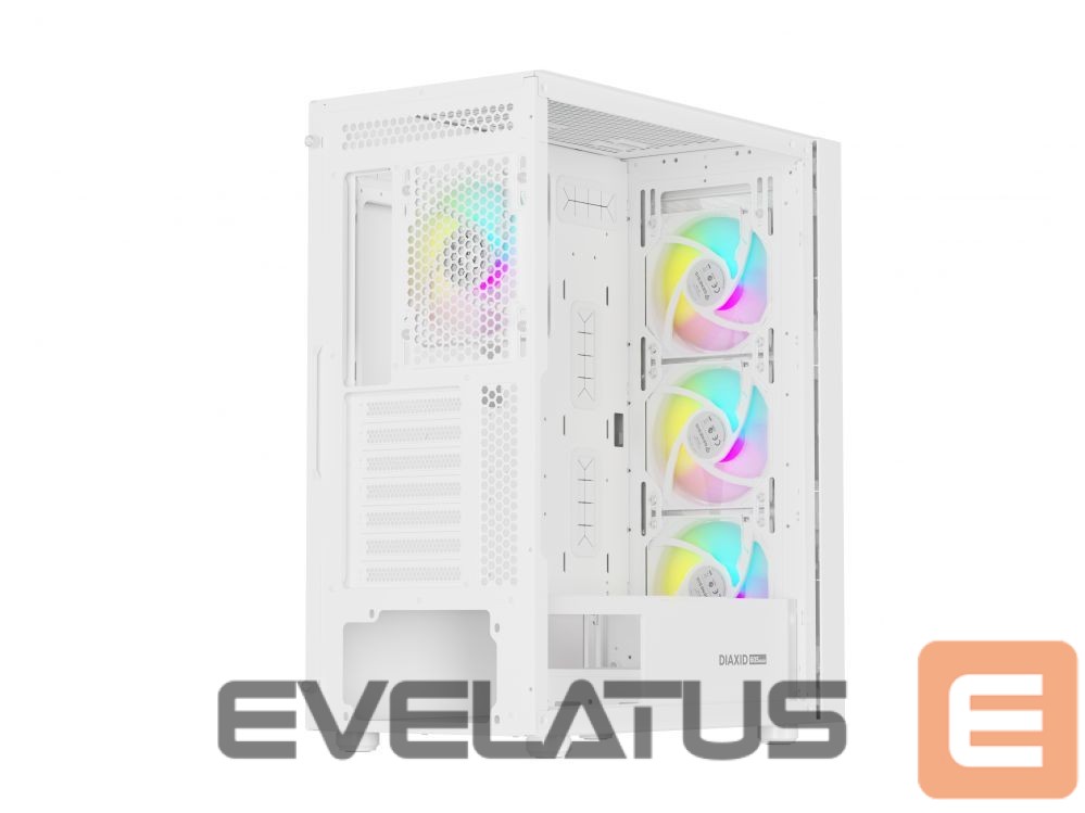 Computer components Natec NATEC Genesis PC Case Diaxid 605 white