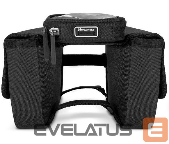 Bicycle accessory iLike Universal frame bike bag bicycle pannier waterproof phone case 1.5l Black