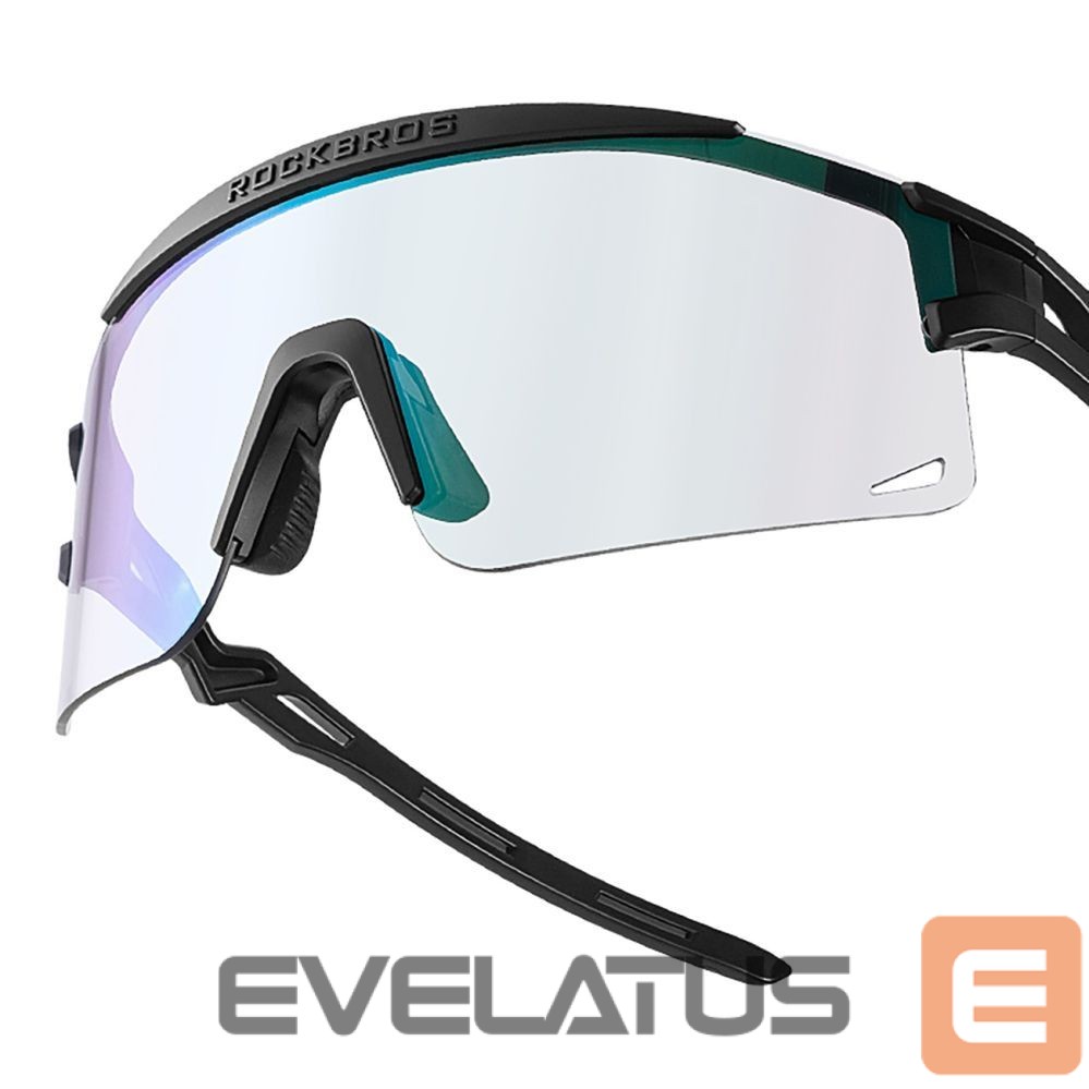 Citas preces Rockbros Rockbros Cycling Glasses Photochromic, with UV Protection and Corrective Insert - Transparent Black
