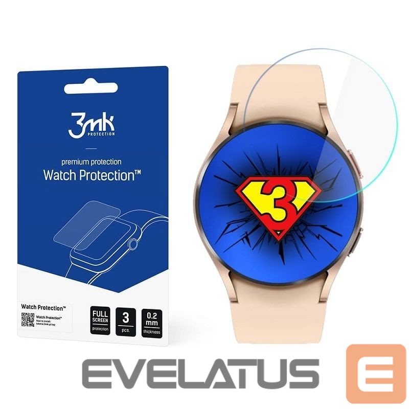 Screen protection 3MK Samsung Galaxy Watch 4 40cm FlexibleGlass Lite