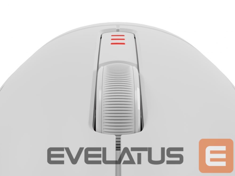 Computer mouse Genesis Zircon 500 | Wireless/Wired | Gaming Mouse | 2.4 GHz, Bluetooth, USB | White