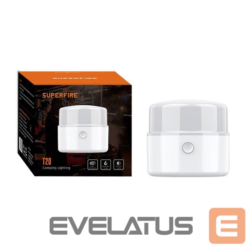 Õuevalgustid Supcase Camping lamp Superfire T20, 180lm, USB