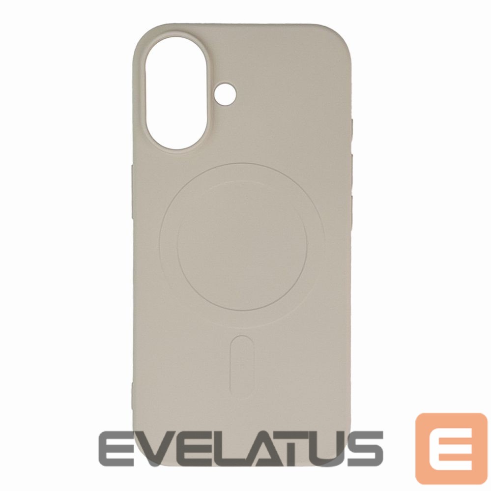 Back panel cover Wozinsky Wozinsky Liquid Silicone Case MagSafe for Samsung Galaxy S24 FE - Beige