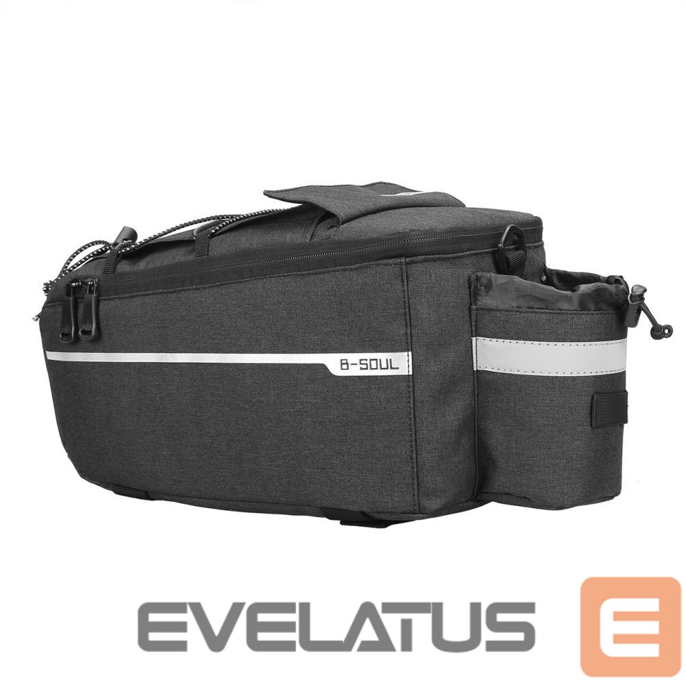 Bicycle accessory Hurtel WYA26Y0S Thermal Bike Pannier Bag with Shoulder Strap - Black