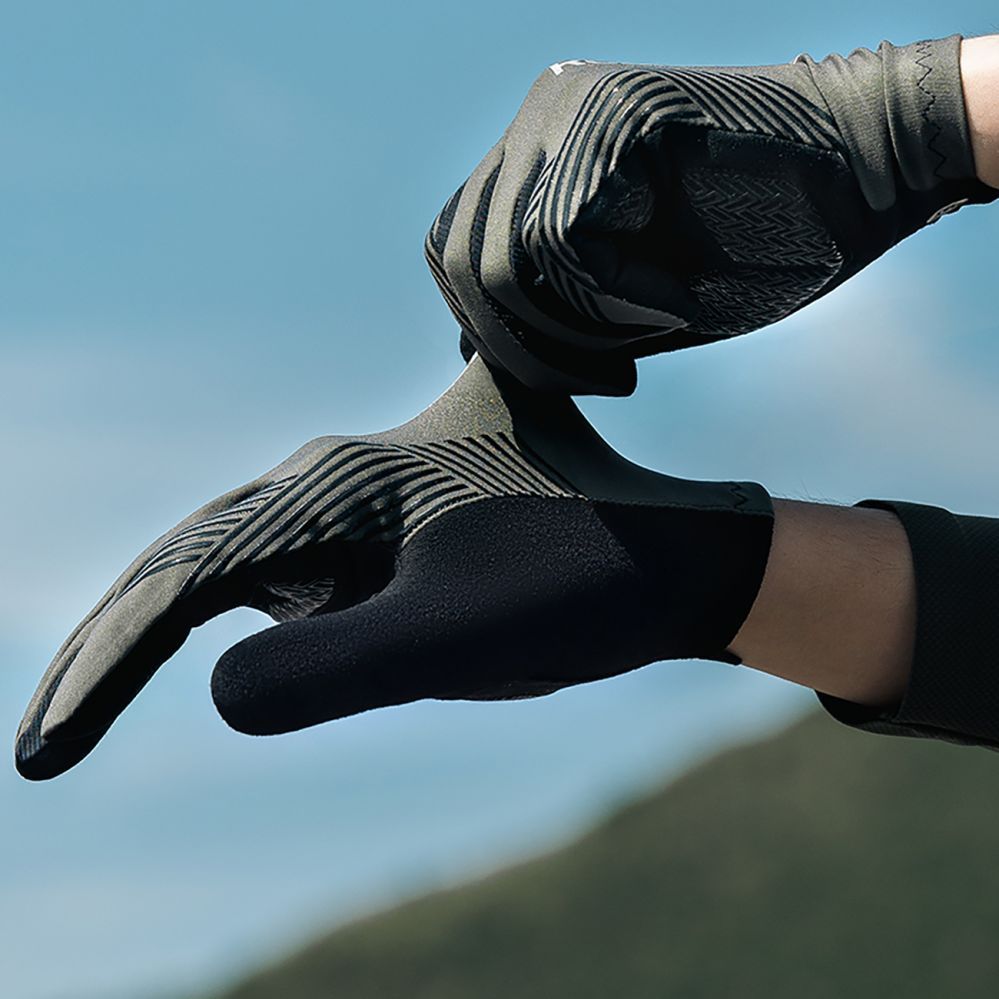 Bicycle accessory Rockbros Rockbros cycling gloves spring/summer/autumn, full, size: S - black