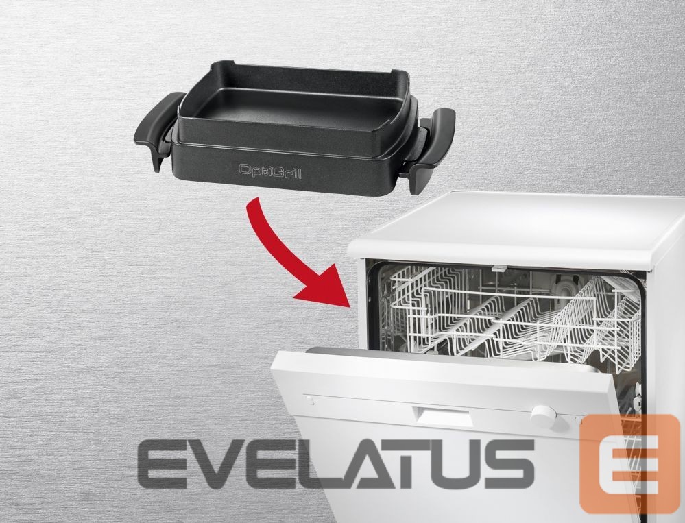 Röster TEFAL XA725870 OptiGrill Elite Snack and baking accessory, Black