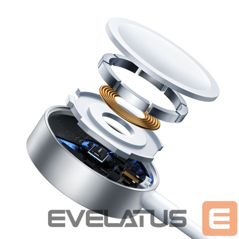 Strap Joyroom Joyroom S-IW007 3-in-1 cable USB-A magnetic charger - Lightning 1.2m - white