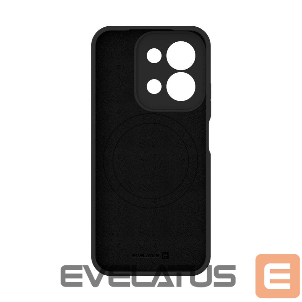 Tagakaaned Evelatus Xiaomi Redmi 15C 4G/5G Premium Magnetic Soft Touch Silicone Case Black