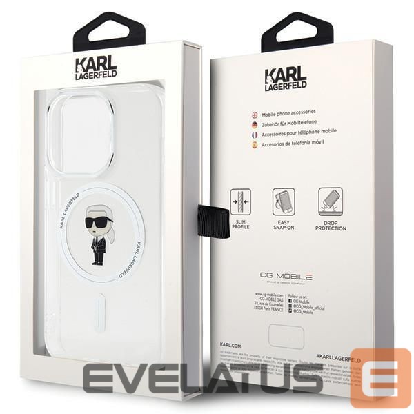 Tagakaaned Karl Lagerfeld Transparent