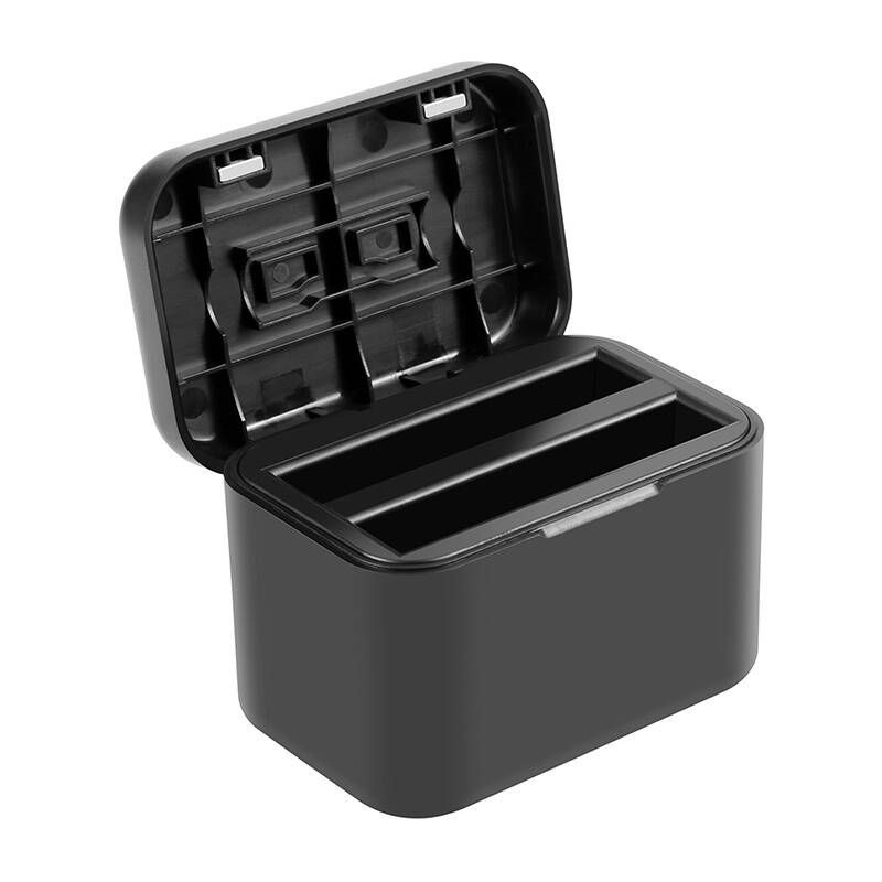 Camera accessory Puller Charging case for batteries and memory cards PULUZ for Insta360 X4 (black)