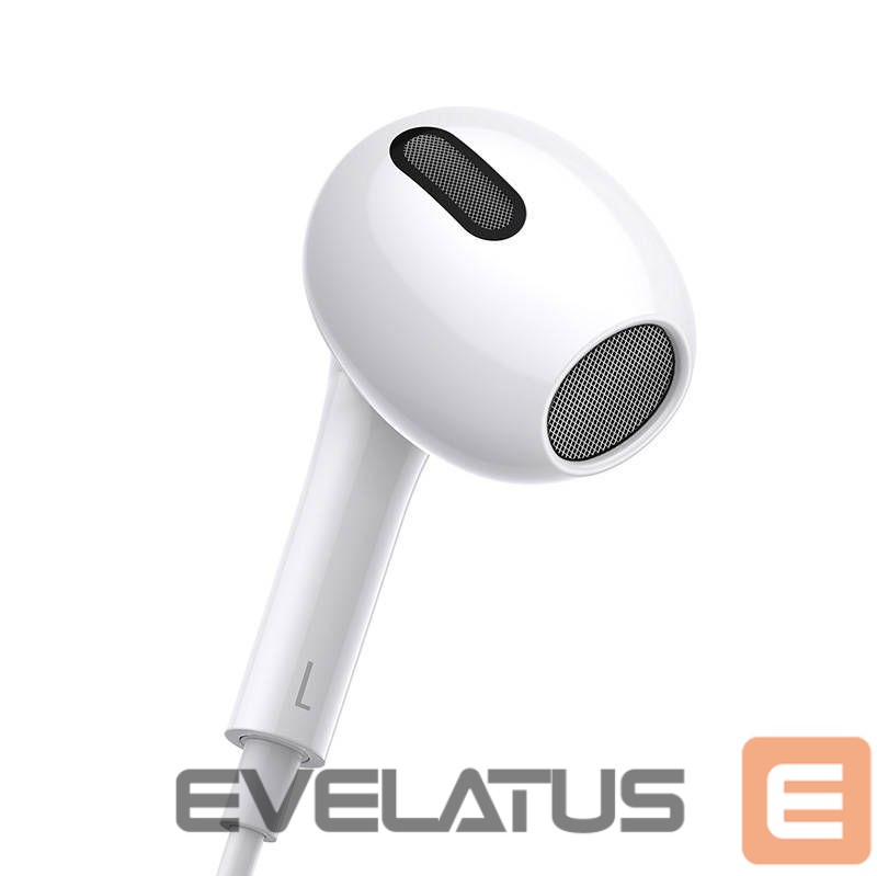 Wired headphones Baseus Baseus Encok H17 Earphones (white)