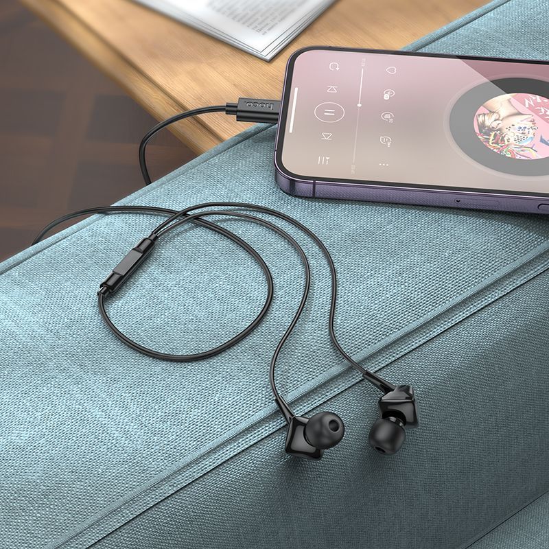 Kõrvaklapid Hoco M113 Clear universal digital earphones with microphone iP