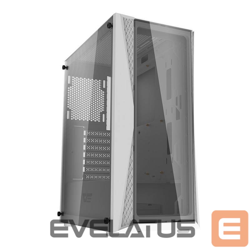 Cooler Darkflash Darkflash DK352 Plus computer case + 4 fans (black and white)